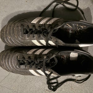 Black Men's Size M 12.0 (W 13.0) Adult Adidas Molded Cleats Cleats (Used)