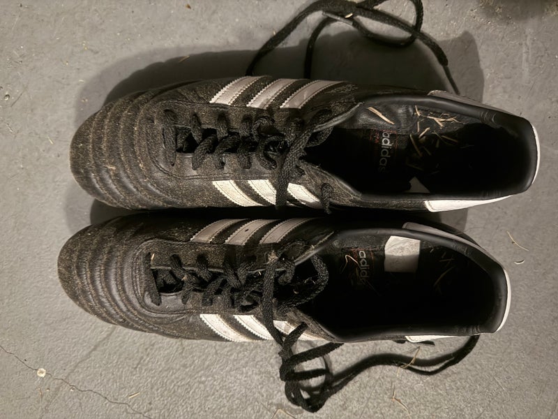 Black Men's Size M 12.0 (W 13.0) Adult Adidas Molded Cleats Cleats (Used)