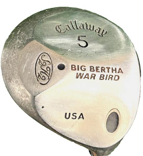Callaway Big Bertha War Bird 5 Wood 19* RH Regular Flex Sandvik Titanium 41" HC