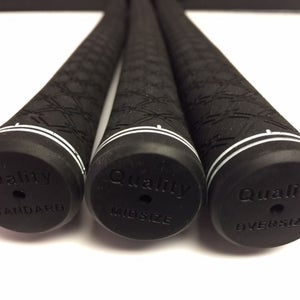 Q Sport Double Helix Golf Grip (Black, OVERSIZE) .600, 66g Ribbed NEW
