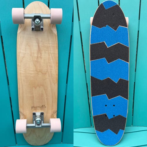 Refurbished Greenville “Sidewalk Surfer” Complete Mini Cruiser Skateboard 7.75”