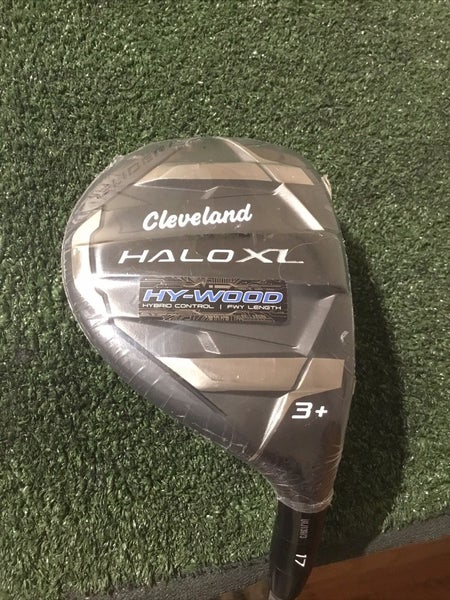Cleveland Halo XL Hy-Wood Gliderail 17* 3+ Hybrid Regular Ascent 40 Graphite NEW
