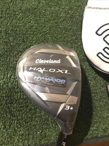 Cleveland Halo XL Hy-Wood Gliderail 17* 3+ Hybrid Seniors Ascent 40 Graphite NEW