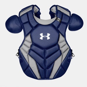 Under Armour UA Pro 4 Serie Adult 16.5 Inch Catcher Chest Protector Navy 1363215