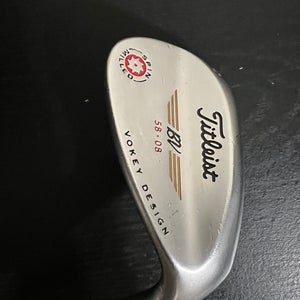 *Good* 2009 Titleist Vokey Spin Milled 58°/08 Wedge Flex GP Tour Velvet 35"