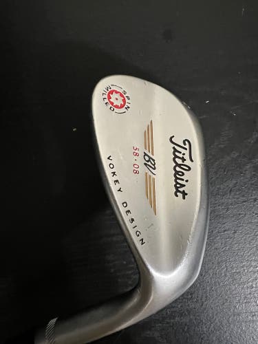 *Good* 2009 Titleist Vokey Spin Milled 58°/08 Wedge Flex GP Tour Velvet 35"