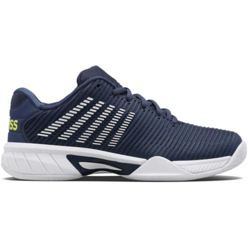 *NIB* K-SWISS HYPERCOURT EXPRESS 2 JUNIOR TENNIS SHOES (MOONLTOCEAN/WHT) SZ 2.5