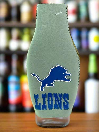 Detroit Lions Vintage Late '90s NFL Zipper Bottle Huggie (New)