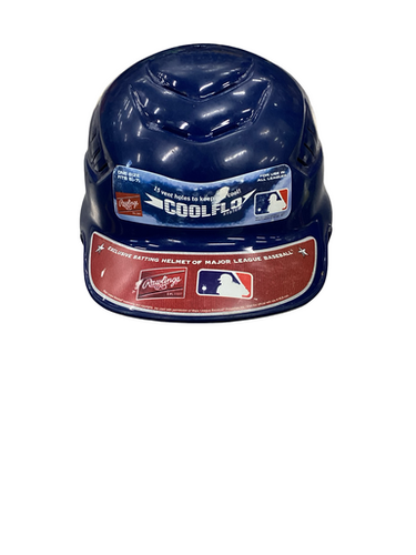 Used Rawlings BATTING HELMET Batting Helmet No Mask Navy Blue M/L 11613-S000169760