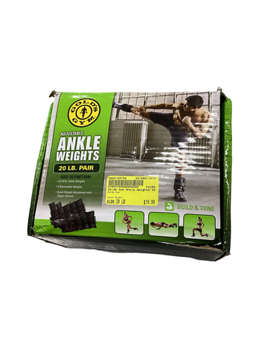 Used Golds Gym Ankle Weights Black 20 lb 11613-S000169739