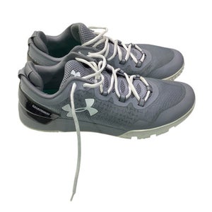Used Under Armour Mens Golf Shoes Grey Senior 11.5 11347-S000257431
