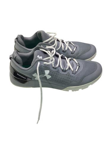 Used Under Armour Mens Golf Shoes Grey Senior 11.5 11347-S000257431