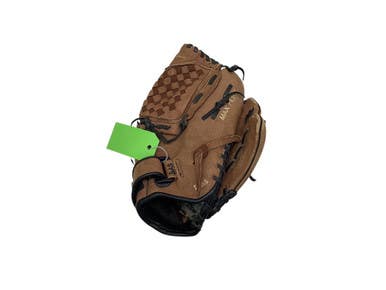 Used Mizuno POWER CLOSE BB/SB Glove RH Throw Brown 11" 11347-S000257417