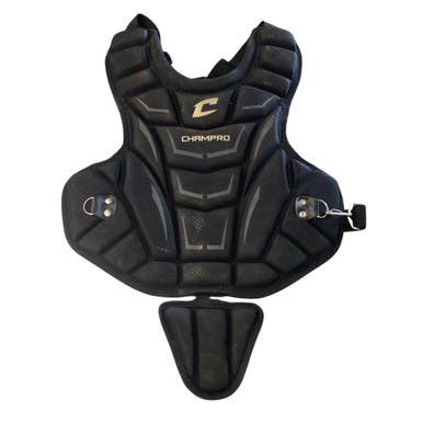 Used Champro CHEST PROTECTOR Catchers Chest Protector Black Junior 11760-S000083107