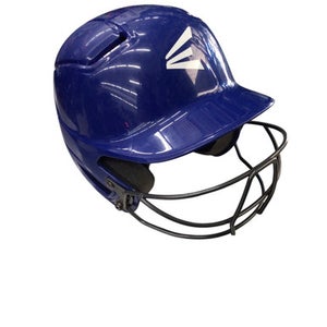 Used Easton ALPHA Batting Helmet w/Mask Navy Blue LG 11760-S000083104