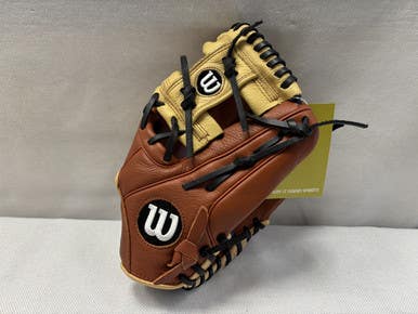 Used Wilson A500 A05RB1911 BB/SB Glove RH Throw Brown 11" 11490-S000266416