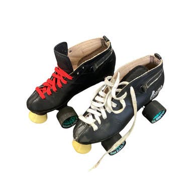 Used QUAD SKATES Senior Rec Fitness Skates Black Senior 8 11479-S000406416