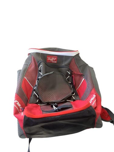 Used Rawlings BACKPACK BB/SB Player Backpack Red 11479-S000406404