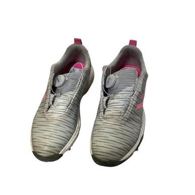 Used Adidas Womens Golf Shoes Grey Senior 6.5 11479-S000406371