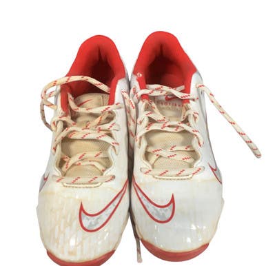 Used Nike BASEBALL CLEAT BB/SB Cleats White Junior 02 11479-S000406362