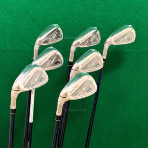NEW! LH TaylorMade SIM 2 MAX 5-AW Iron Set Fujikura Ventus 6-R Graphite Regular