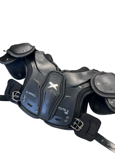 Used Xenith FLYTE 2  XS FB Shoulder Pads Black XS 11682-S000122276