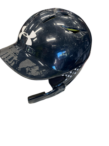 Used Under Armour HELMET Batting Helmet w/Mask Navy Blue MD 11682-S000122273
