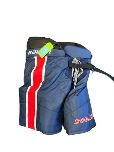 Used Bauer HOCKEY PANTS Junior Pant Navy Blue LG 11682-S000122261