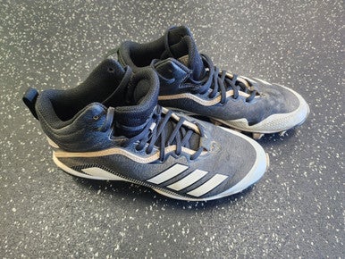 Used Adidas ICON BOUNCE BB/SB Cleats Black And White Senior 7 11849-S000032703