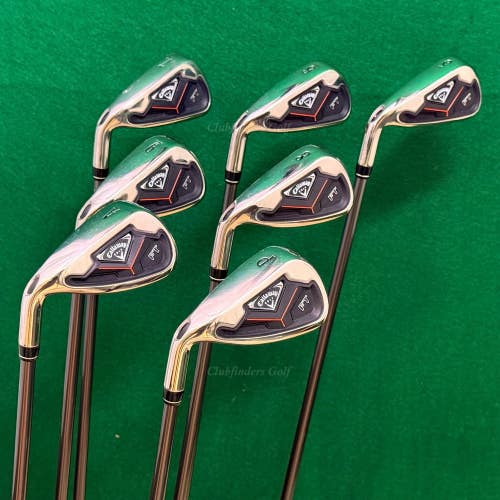LH Lady Callaway 2008 FT 5-AW Iron Set Callaway FT Series 40i Graphite Ladies