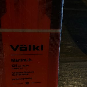 Kid's 2022 All Mountain 138 cm Volkl Mantra Jr Skis With Bindings (Used)