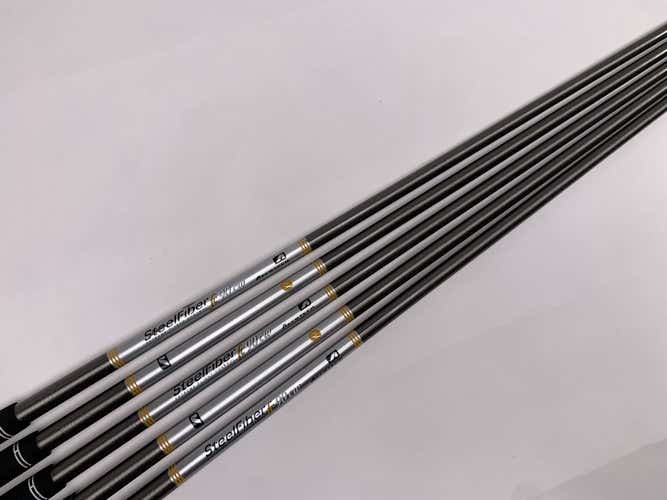 AeroTech SteelFiber fc90cw F4 Stiff Iron Set 5 Shafts 34''-36''- Pull 0.355