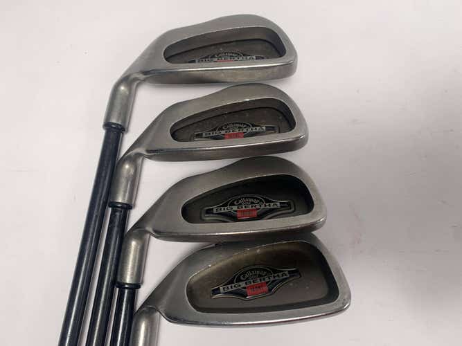 Callaway Big Bertha 1996 Iron Set 7-PW RCH 96 Senior Graphite Mens LH