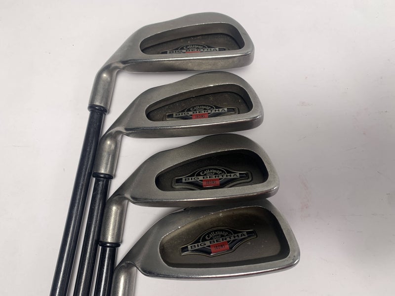 Callaway Big Bertha 1996 Iron Set 7-PW RCH 96 Senior Graphite Mens LH