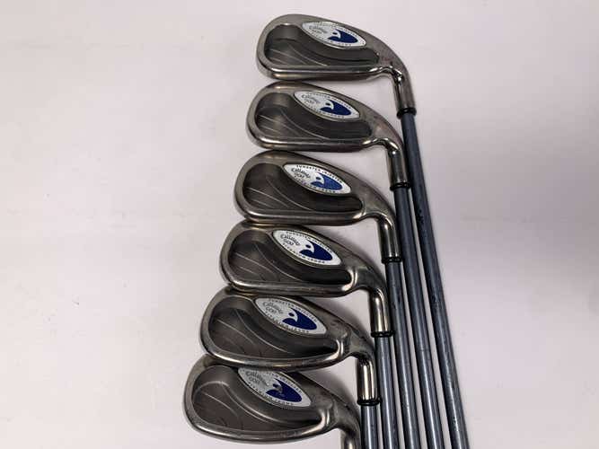 Callaway Hawkeye Iron Set 4-PW Hawk Eye Senior Graphite Mens RH- No 8i