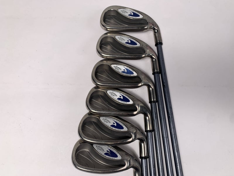 Callaway Hawkeye Iron Set 4-PW Hawk Eye Senior Graphite Mens RH- No 8i