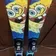 KIDS 100cm SKIS ROSSIGNOL SPONGE BOB THEME w/ROSSIGNOL 4.5 BINDINGS*USED* CLEAN/READY TO USE