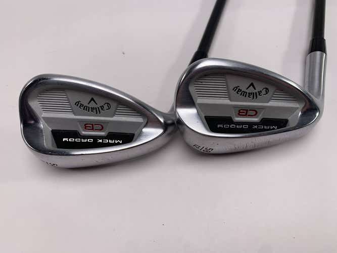 Callaway Mack Daddy CB Wedge Set 54* 14 | 58* 12 KBS Hi-Rev G 80g Wedge Mens LH