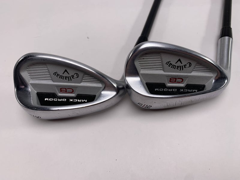 Callaway Mack Daddy CB Wedge Set 54* 14 | 58* 12 KBS Hi-Rev G 80g Wedge Mens LH