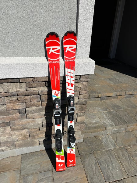 Rossignol Hero Jr Multi Event 125 cm Racing Skis (Used)