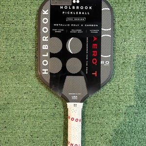 Holbrook Power Pro-16mm Black/Silver color Pickleball Paddle - Brand New!