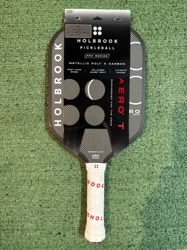 Holbrook Power Pro-16mm Black/Silver color Pickleball Paddle - Brand New!