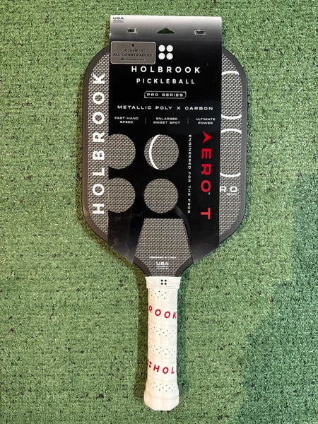 Holbrook Power Pro-16mm Black/Silver color Pickleball Paddle - Brand New!
