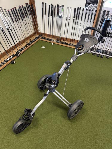 U.S. Kids Golf Youth Golf Push Cart Golf Push Cart Umbrella Holder CupHldr Folds