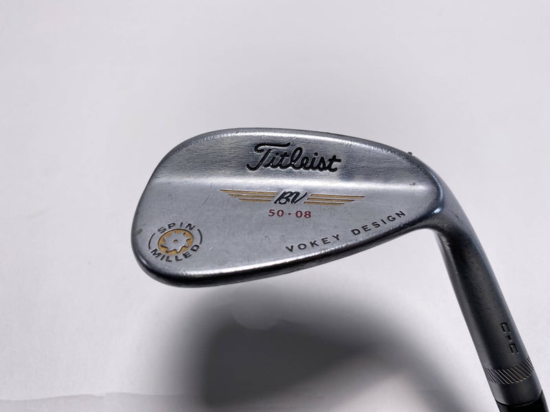 Titleist Vokey Spin Milled Chrome 2009 Gap Wedge GW 50* 8 KBS Tour Stiff RH