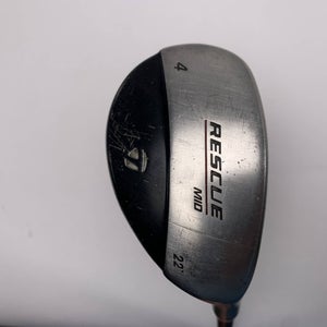 TaylorMade Rescue Mid 4 Hybrid 22* Regular Graphite Mens RH
