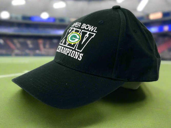 Green Bay Packers Super Bowl XLV (45) Champs 2010 Season NOS Hat (New)