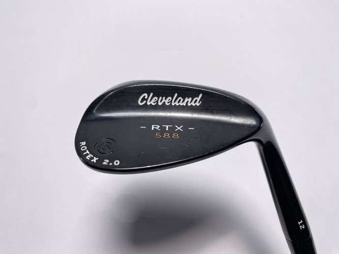 Cleveland 588 RTX 2.0 Black Satin Sand Wedge SW 56* 12 DG Wedge RH