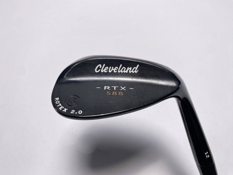 Cleveland 588 RTX 2.0 Black Satin Sand Wedge SW 56* 12 DG Wedge RH