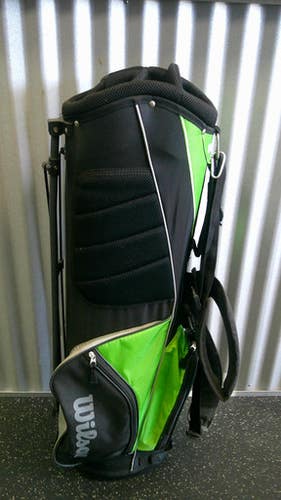 Used Wilson LINEAR XD Mens Stand Bag Black 11868-S000066055